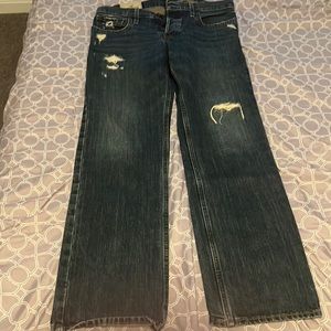 Men’s Hollister Ripped Dark blue jeans 32/30